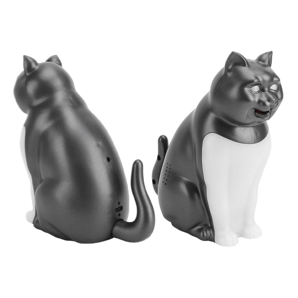 Cute Night Light Small Cat Figurine Ambiance Decoration Lamp for Bedroom Bedside Living Room Camping Tent
