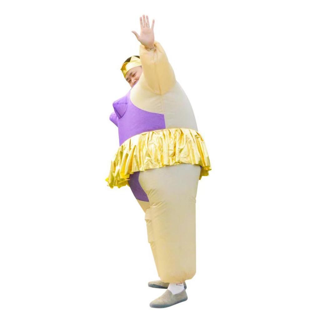 Aufblasbares lustiges Streich Ballettpuppen Kostüm für Cosplay
