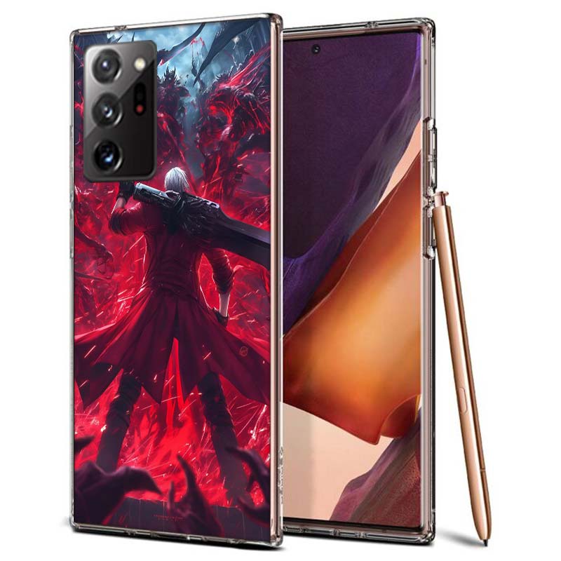D-Devil May Cry DMC Phone Case for Samsung A55 A35 A25 A15 A07 A05S A16 A17 A26 A36 A37 A56 A57 Galaxy Note 20 10 A50S A71 A51 A