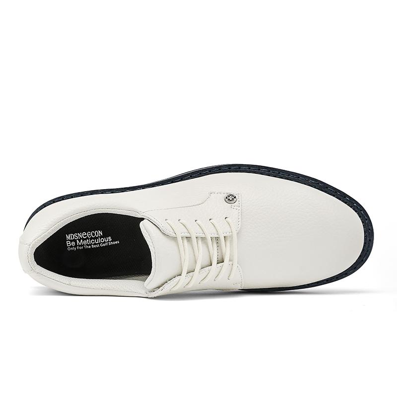 New Sport Golf Shoes for Men Outdoor Male Fashion Soft Walking Sneakers Leather Black White Man Waterproof Golf Spike Sneakers