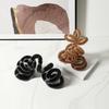 Glass Handicrafts Abstract Spring Spiral Ornament Entwined Statue Hollow Ring Decorative Figurines Home Decoration Accessories