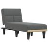 VidaXL Chaise Longue Dark Grey Fabric 352817