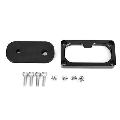 Black Billet Firewall Shifter Cable Grommet Mount Kit Fits for Civic Integra W  KSeries Swap