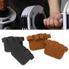 Fitness Gloves Four Finger Palm Protector Leather Anti Slip Grip For Pull Ups Weight Lifting Gym Training Men Women Workout Tool