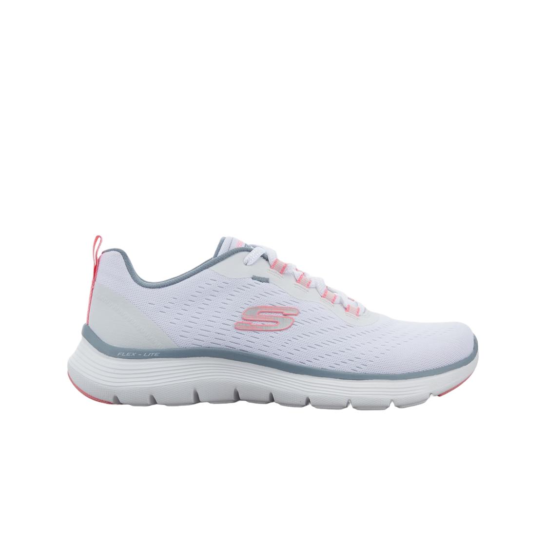 

(в) Skechers Flex Appeal 5.0 Белый Розовый Голубой 250