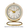 Elegant Premium Alarm Clock Retro Style Bracket Bedside Clock Lamp with Light Multi-color Clock Decoration Ornaments Living Room