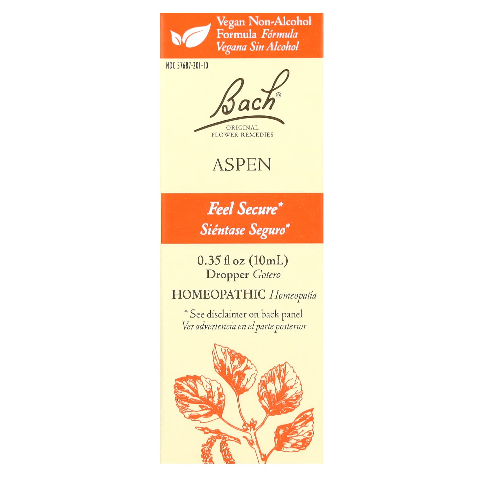 

Original Flower Remedies, Aspen, 10Ml(0.35Fl Oz)