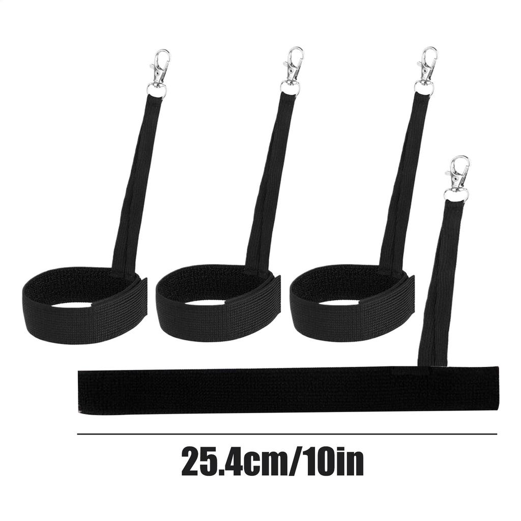 4Pcs Ski Glove Wrist Strap Glove Holder Sport Glove Strap Elastic Wrist Snowboard Skis Mountaineering Outdoor Sport Straps
