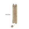 MeowMate Kick Toy for Cats, Fluffy Beige, Stress Reliever with Catnip [Large Size] Total Length 37cm, Plush Toy