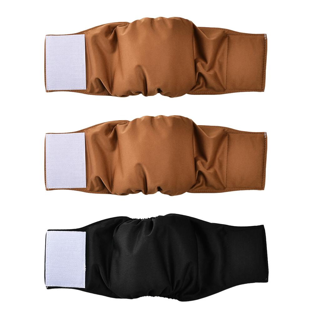 

3PC Washable Male Dog Diapers Reusable Breathable Pet Nappy For Small Medium Dogs Belly Wrap High Absorbing Leak-proof Shorts XS