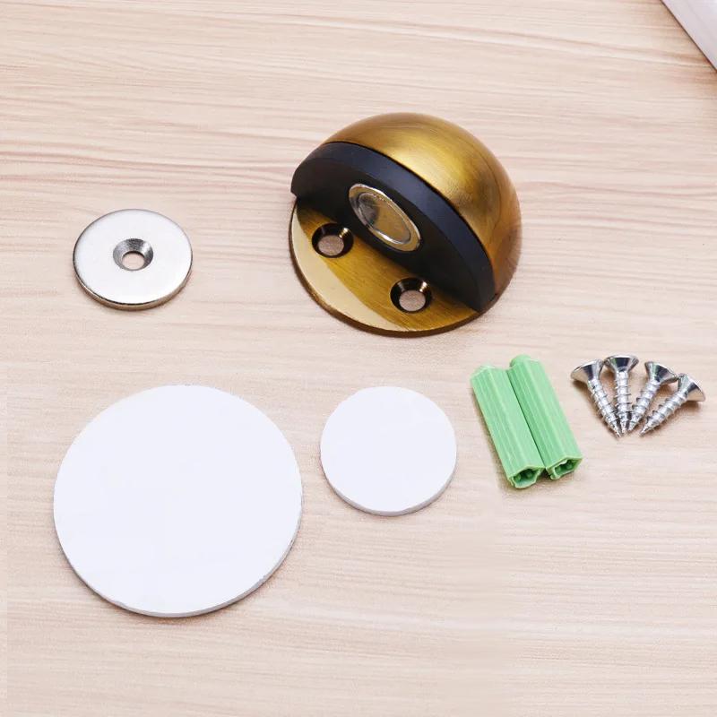 

Нержавеющая сталь, резиновый магнитный дверной стопор, наклейка без перфорации, скрытые дверные держатели, напольные дверные упоры без гвоздей бронзовый желтый