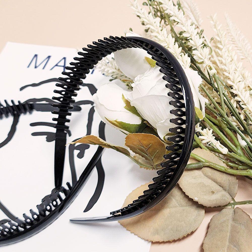 

Пластиковая тугая повязка на голову, повязка для умывания, волнистая повязка на голову, металл