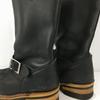 Steel Toe Engineer Leather Motorcycle Riding Boots Black Size 35.5 22.0-23.0(USED)