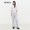 MO&Co. Straight Leg Elastic Waist Pants