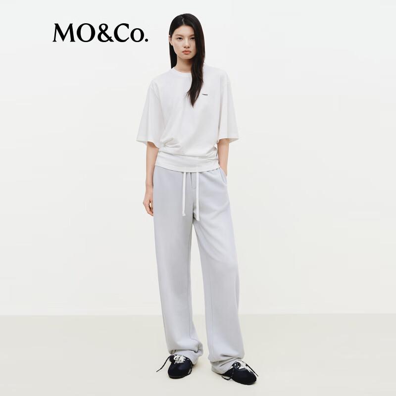 MO&Co. Straight Leg Elastic Waist Pants