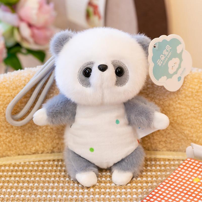 Magnete da Frigorifero Cartoon Panda con Peluche per Decorazione Camera dei Bambini