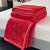 Solid color simple blanket multi-functional casual blanket autumn and winter thickened warm office nap blanket