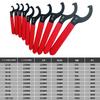 Socpuro Hook Set of Universal Pin Wrench for Adjusting Car Bicycle Bearing Nut Installation and Easy Grip Wrench, 22-110mm, 10, Height, Maintenance,