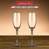 Jiakangming Crystal High-Stem Champagne Flutes