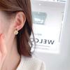 Small Crowd Design Sense Simple Temperament Earrings Fashionable Sweet Fresh Cubic Zirconia Inlaid Orange Lemon Earrings