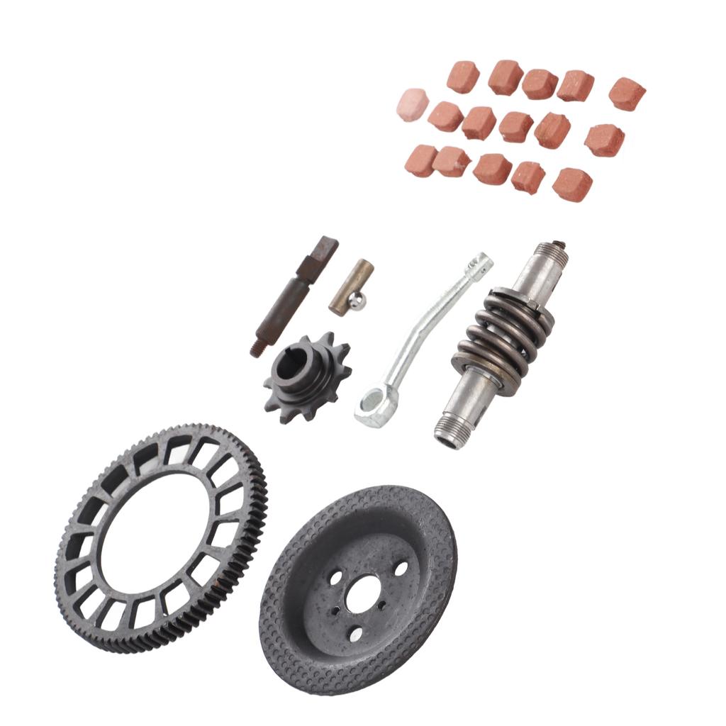 Debriyaj Şaftı Dişli Kiti Metal Alaşım Tahrik Zinciri Şaft Kolu Çubuk Bilyalı İtme Dişli Seti 66cc 80cc için