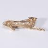Modeaccessoires Tier Anstecknadel Hochwertige Leopardenbrosche Emailmalerei Öl Gepunktete Geparden-Anstecknadel