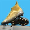 Mens Soccer Shoes High Top Athletic Professional Outdoor Field Training Football Shoes Grass Futsal Court Football Boot for Men