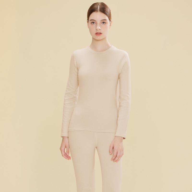 New Wool-Silk Edging Warm Underwear Set for Women & Men – Autumn/Winter Base Layer