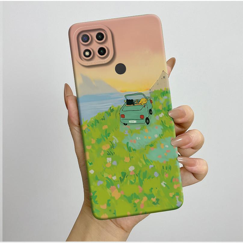 

Phone Cases For Xiaomi Redmi 9C NFC 10A Fashion Butterfly Flowers Soft Silicone Back Cover For Redmi 9C Shockproof Coques Fundas Redmi 9C