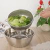 Stainless Steel Kitchens Strainer Basket Durable Build Comfortable Handle Portable and Effective for Various Use