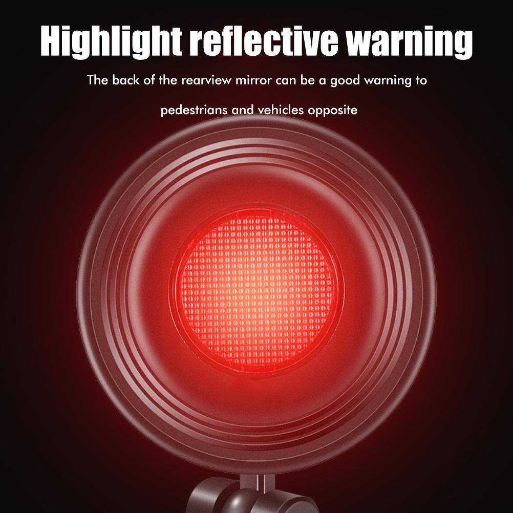 Bike Mirror 360 Degree Adjustable Rotatable Handlebar Mirror Wide Angle Bike Mirror Cycling Rear