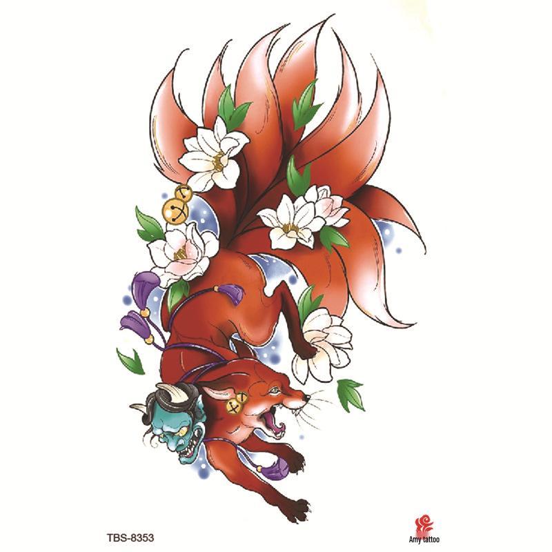 Set mic de tatuaje autocolante totem și simbol impermeabile pentru antebraț