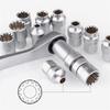 ABJI-Core Ratchet Socket Wrench Kitsocket Kit 29PCS Socket Set Car Repair Tool Auto Repairing Tool Set Ratchet Torque Wrench Com