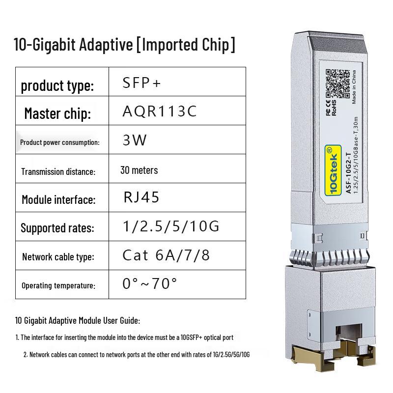 WanZhaoTong 10G SFP+ Optical Transceiver Modules