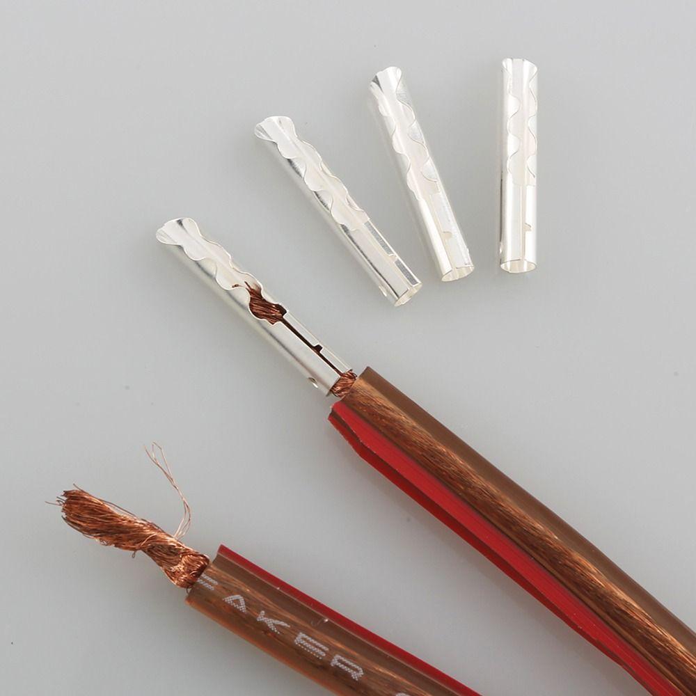 1Pcs Pure Copper Conductor BFA Z-Type Banana Plug Gold Silver Plated Terminal  Audio DIY Upgrade
