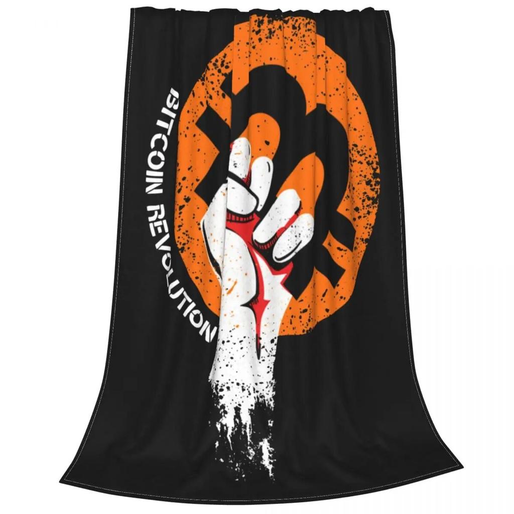 Manta de punto Crypto, franela, Bitcoin, criptomoneda, Btc, Blockchain,  Geek, mantas suaves para ropa de cama, sofá, dormitorio Compra barata en  Joom