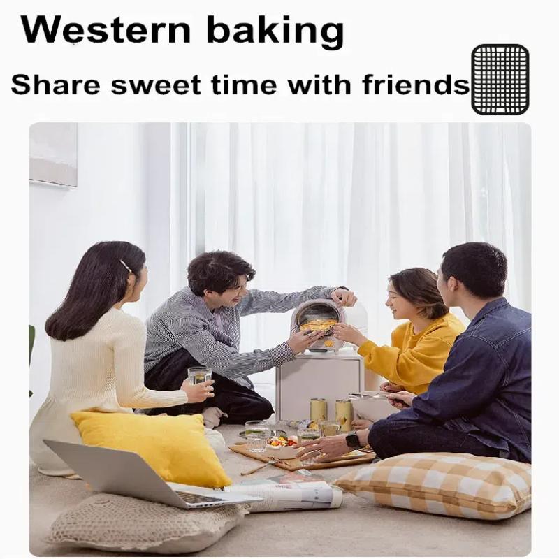 Multi Functional Oven, Household Rotating Drum Type Smokeless Barbecue, Electric Burning Oven, Timed Baking Box