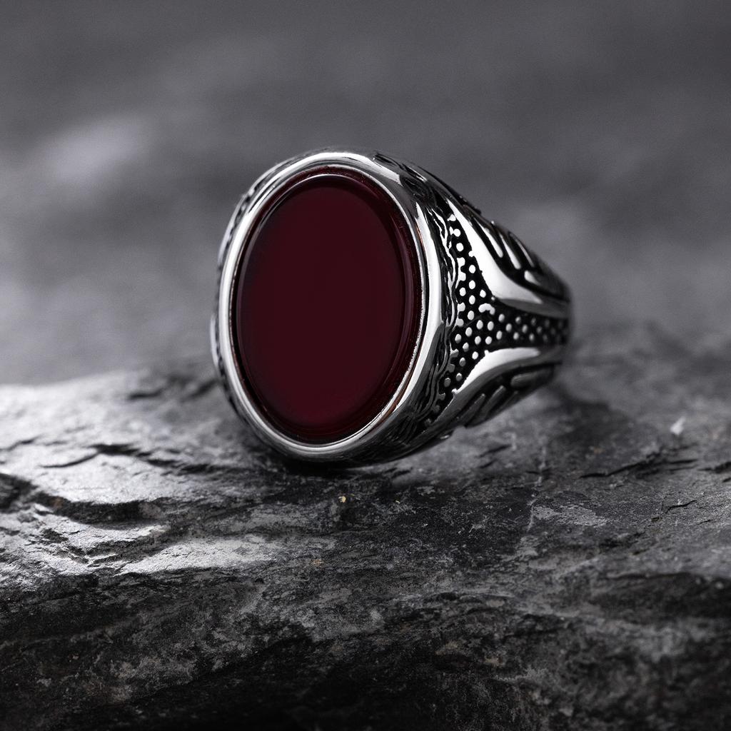 Vintage-Inspired Men's 316L Stain Steel Ring  for Men Multicolor, Able Origin Design