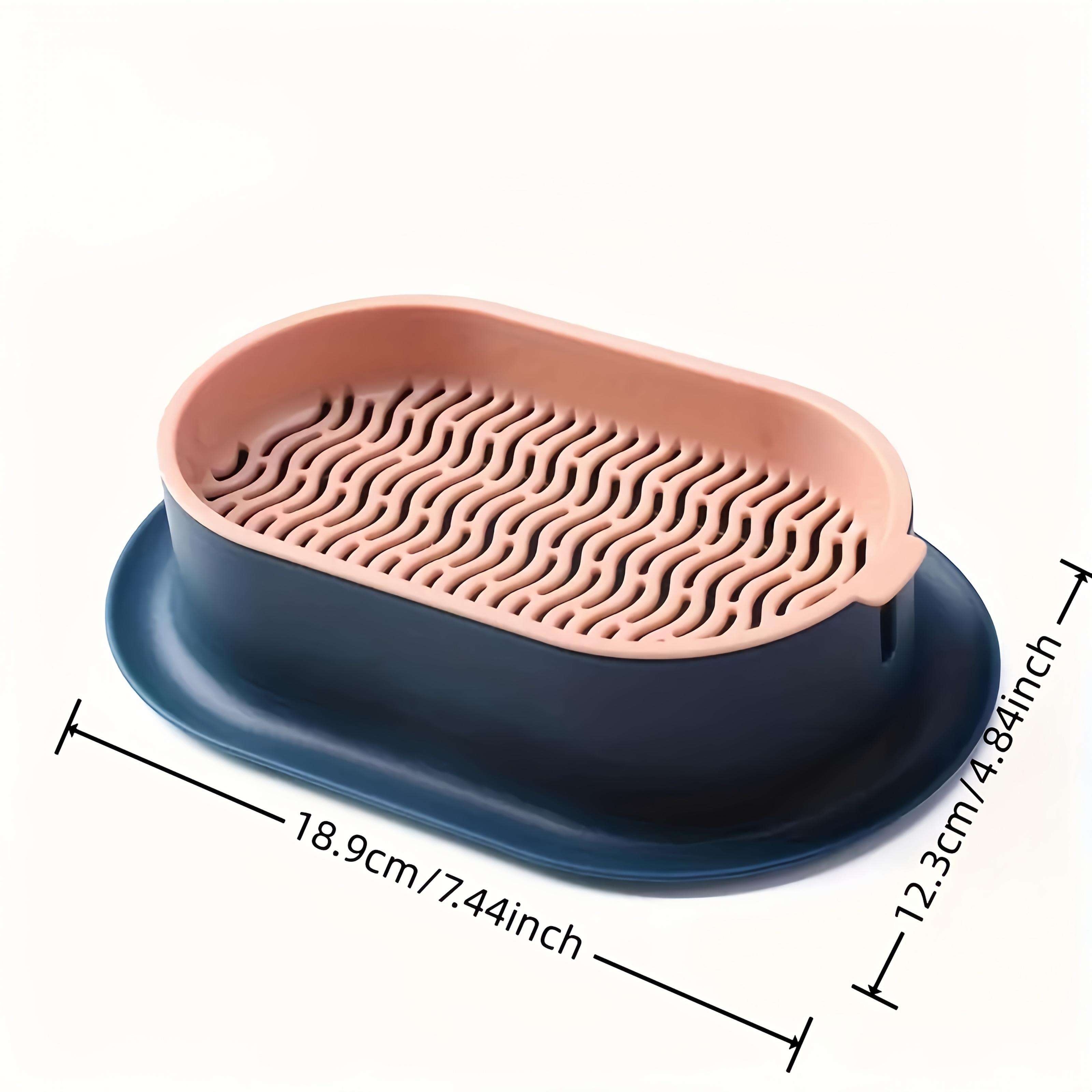 

1 упаковка Бокс для выращивания кошачьей травы, Гидропонные посадочные боксы, Прочные пластиковые поддоны для проращивания семян с конструкцией для легкой смены воды для кошек синий