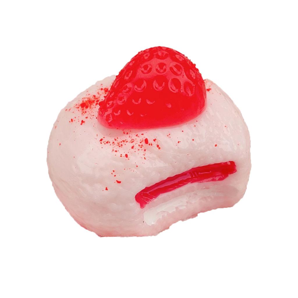 Strawberry Milk Cream Burst Fun Simulation Cake Mud Feel Decompression Toy Vent