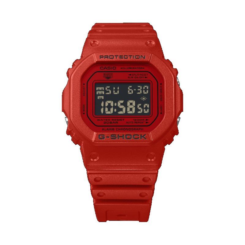 Casio G-SHOCK Men's Resin 200M Water Resistant Digital Shock Resistant Quartz Watch DW-5600RRB-4