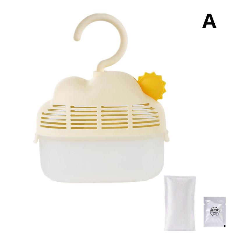 Cloud Shape Moisture Absorbers Box Hangable Dehumidifiers Moldproof Moistureproof Dry Case For Wardrobe Home Indoor Desiccant