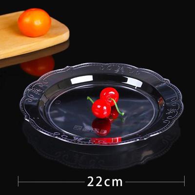 Assiette Ronde en Plastique Jetable ZISIZ