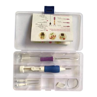 Embroidery Pen Set DIY Crafts Punch Needle Braiding Poke Sewing Accessories Tool
