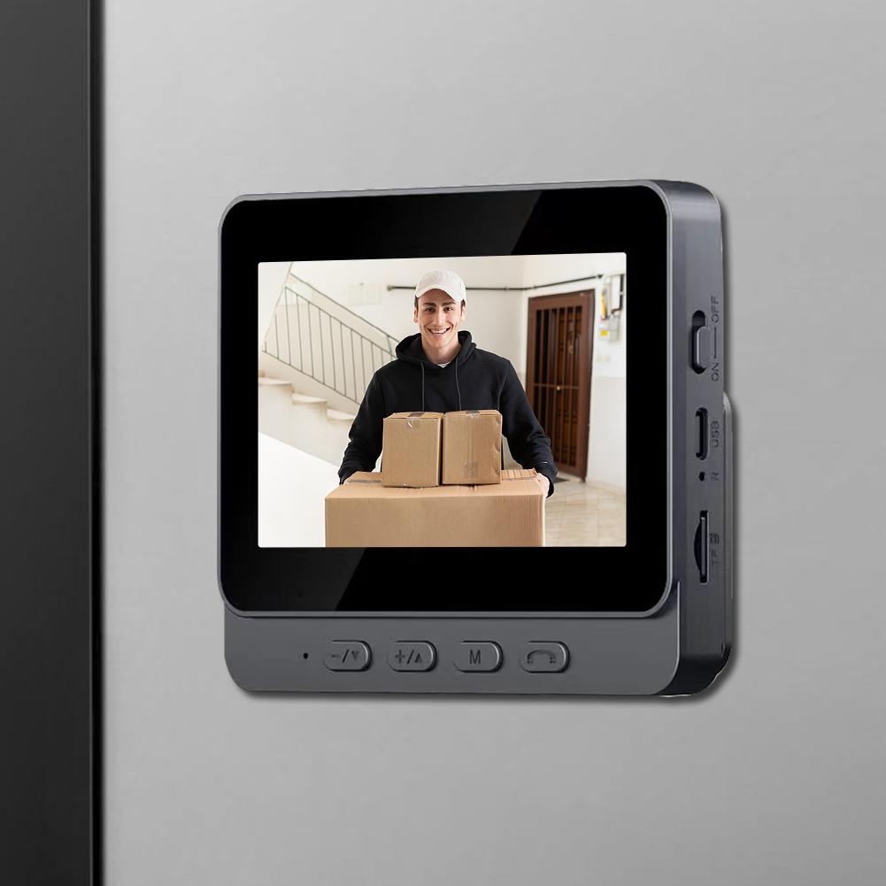 

Відеодомофон Відеоінтерком Камера дверного дзвінка 1080P 4,3-дюймовий IPS-екран Камера-вічко 2,4G для вілли будинку офісу квартири spain