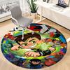 1pc Ben Tennyson Aliens Ben 10 Office Round Area Rug, Under Office Chairs Bedroom Living Room Home Decor  a1022293