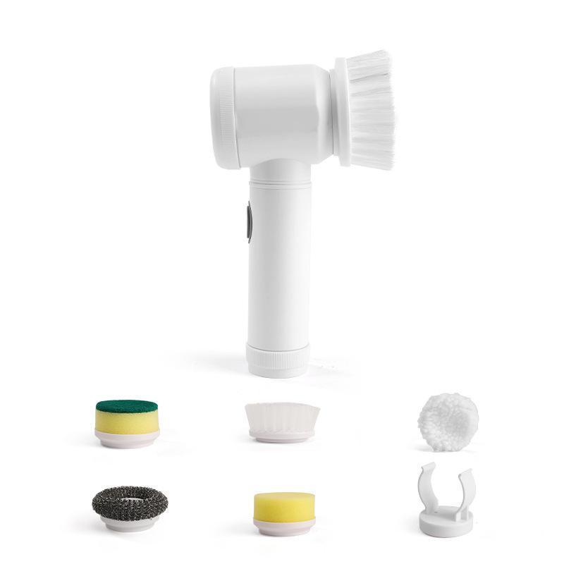 Handheld Multifunctional Electric Cleaning Brush for Floors, Tiles, Bathtubs, Dishes, Pots, & Shoes