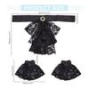 Detachable Lace Jabot Collar Ruffled Steampunk Costume Victorian Lace Jabot  Cosplay Events