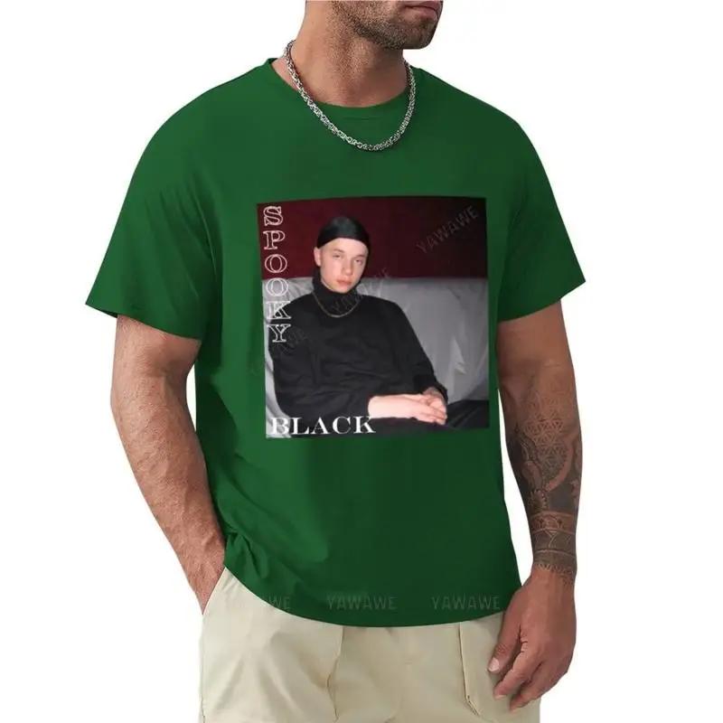 

black Spooky Black Corbin Shirt TShirt black t shirt tshirts man oversized t shirts for men men cotton tshirt oneck tops 4XL