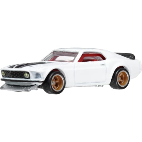 

Hot Wheels Fast & Furious - 1969 Ford Mustang Boss 302 Vehicle Toy, White, HYP71, for Ages 3 and Up